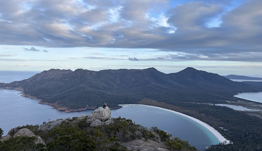 At Wineglass Bay lookout